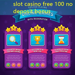 slot casino free 100 no deposit bonus