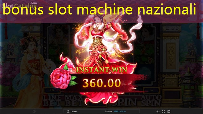 bonus slot machine nazionali