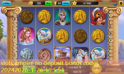 slots empire no deposit bonus codes 2024