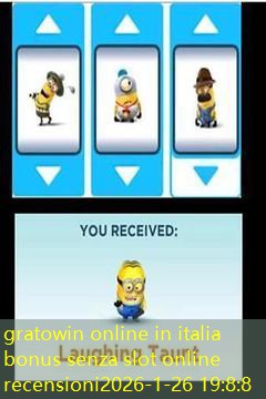 gratowin online in italia bonus senza slot online recensioni