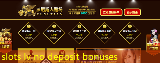 slots lv no deposit bonuses