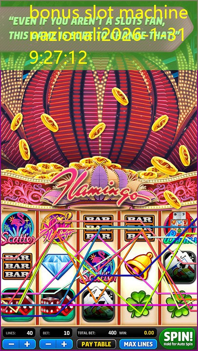 bonus slot machine nazionali