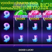 voodoo dreams slots bonus voodoo dreams slots bonus