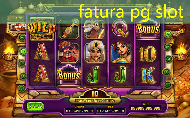 fatura pg slot