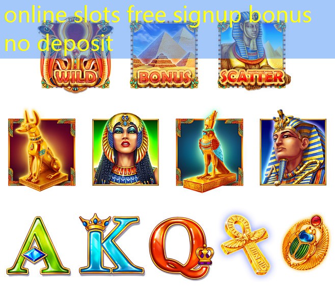 online slots free signup bonus no deposit