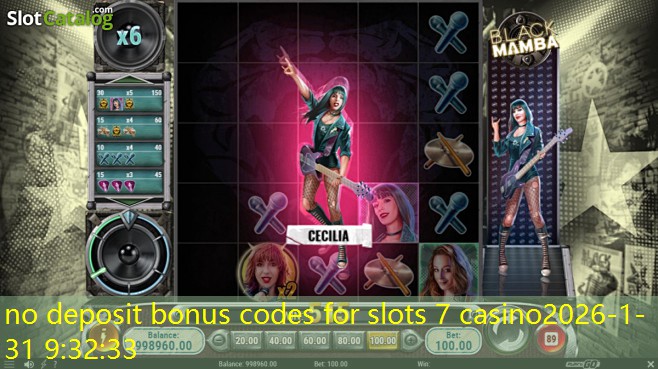 no deposit bonus codes for slots 7 casino